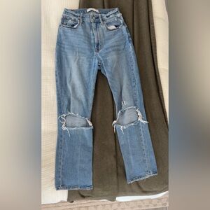 Abercrombie & Fitch | The Ankle Straight Ultra High Rise